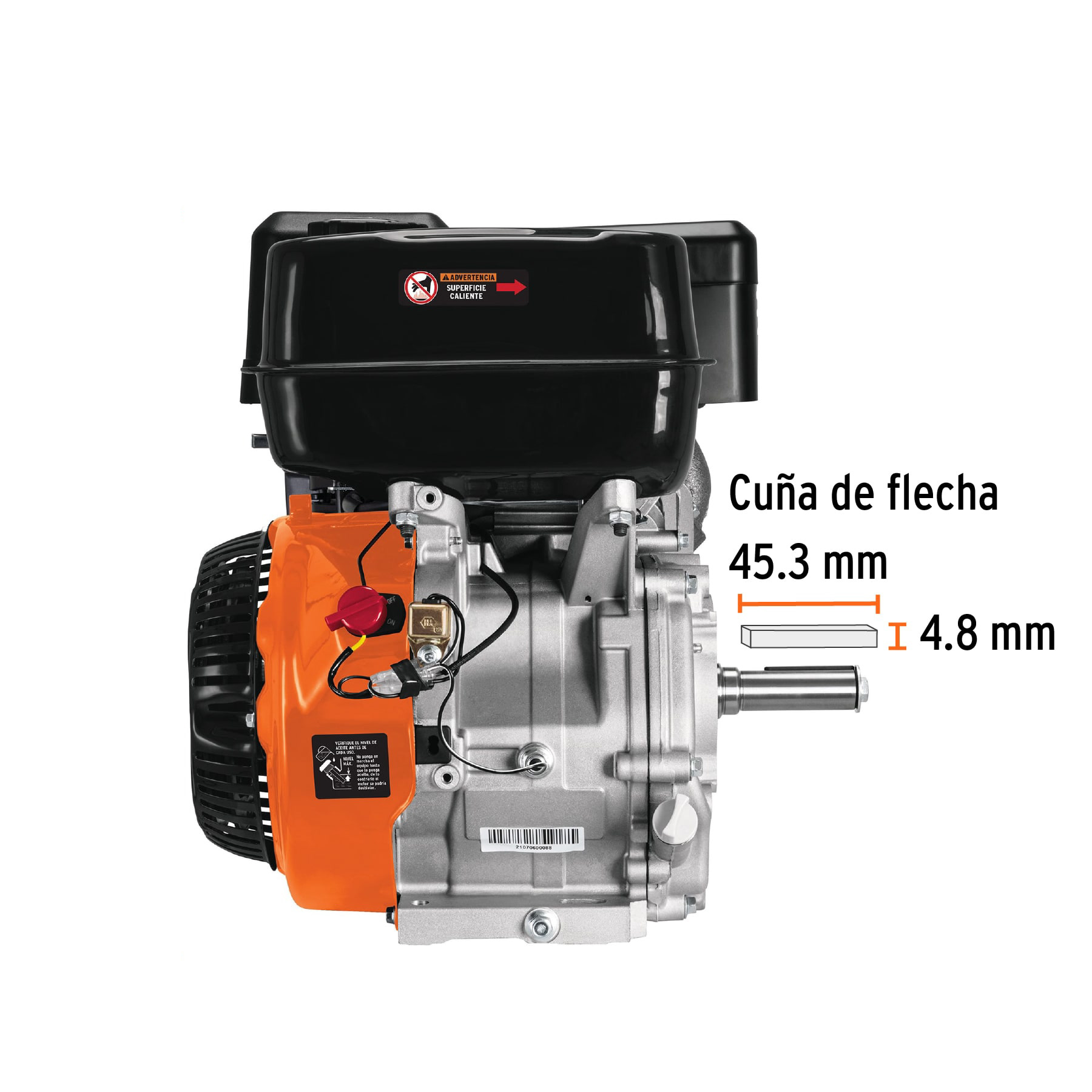 Motor a gasolina 6.5 HP, Truper - Imagen 3